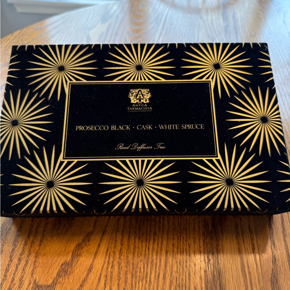 Antica Farmacista Prosecco Black and Gold Gift Set